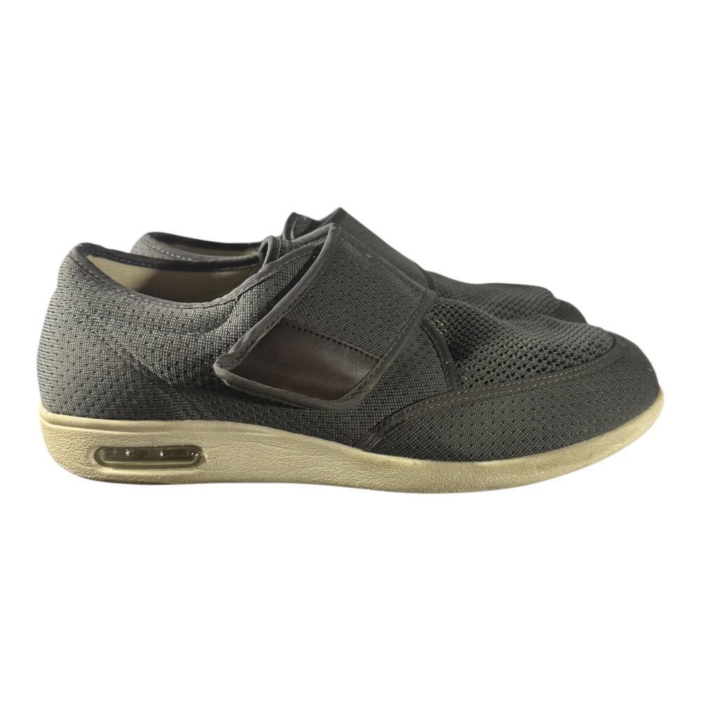Youyun Diabetic Wide Swollen Feet Support Orthopedic Shoes Men's (Size: 13.5) - Picture 2 of 9